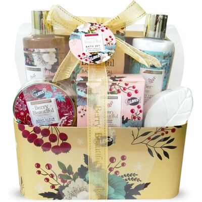 GLOSS Coffret Cadeau de Bain parfum Vanille & Tilleul - 6pcs - Publicité GLOSS Coffret Cadeau de Bain parfum Vanille & Tilleul - 6pcs - Publicité