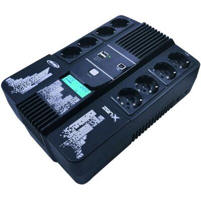 Infosec Zen-X 1000 Sistema de alimentación ininterrumpida - 8 tomas Infosec Zen-X 1000 Sistema de alimentación ininterrumpida - 8 tomas