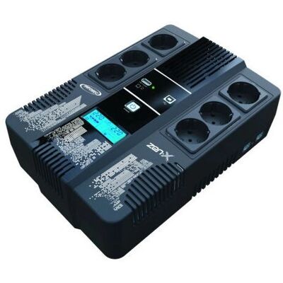 Infosec Zen-X 600 UPS - Line-Interactive - 6 Tomacorrientes Infosec Zen-X 600 UPS - Line-Interactive - 6 Tomacorrientes