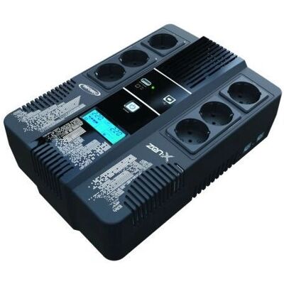 Infosec Zen-X 800 SAI - Interactiva - 6 Enchufes Infosec Zen-X 800 SAI - Interactiva - 6 Enchufes