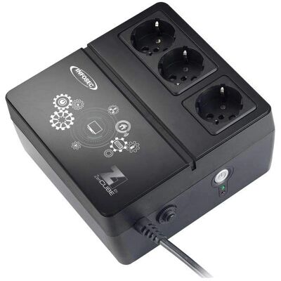 INFOSEC Z1 ZENERGY CUBE EX 400 - Inversor de potencia - 400 VA - Negro INFOSEC Z1 ZENERGY CUBE EX 400 - Inversor de potencia - 400 VA - Negro