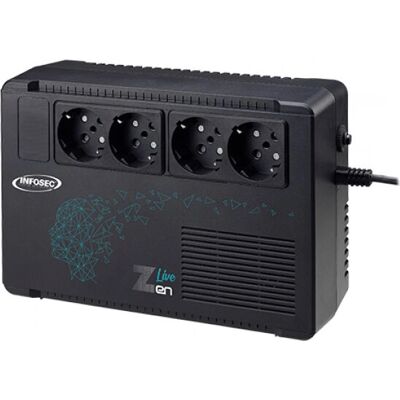 Infosec Zen Live 650 SAI Line-Interactive 390W 4 Tomas Infosec Zen Live 650 SAI Line-Interactive 390W 4 Tomas