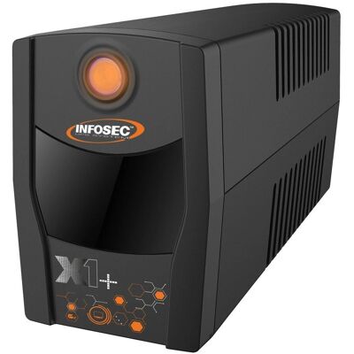 Infosec X1 1000 VA - UPS Line-Interactiv - 500 W, 9Ah, 2x Schuko Infosec X1 1000 VA - UPS Line-Interactiv - 500 W, 9Ah, 2x Schuko