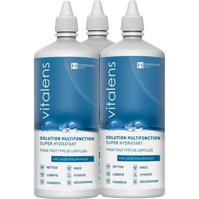 VITALENS Solution Multifonction pour Lentilles - Solution pour lentilles - Publicité VITALENS Solution Multifonction pour Lentilles - Solution pour lentilles - Publicité