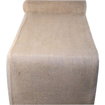 Jadeo Natural Burlap Table Runner - Table Type Jadeo Natural Burlap Table Runner - Table Type