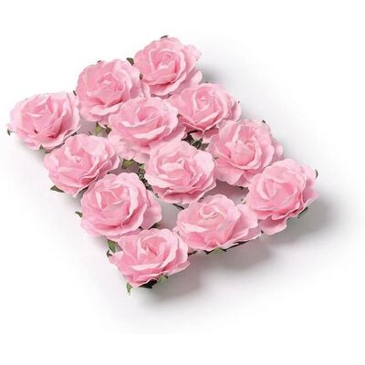 JADEO 12 Pink Roses to Prick - Artificial Flower JADEO 12 Pink Roses to Prick - Artificial Flower