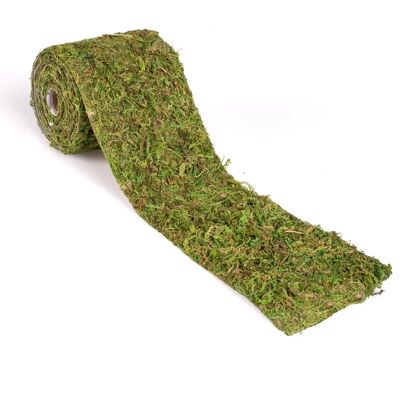 JADEO Jute and Moss Vegetable Table Runner - 10 cm x 2 m JADEO Jute and Moss Vegetable Table Runner - 10 cm x 2 m