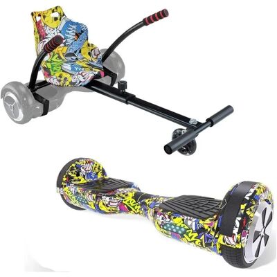 Hoverboard UrbanGlide 65 Lite - 15 km/h, Multicolore Hoverboard UrbanGlide 65 Lite - 15 km/h, Multicolore