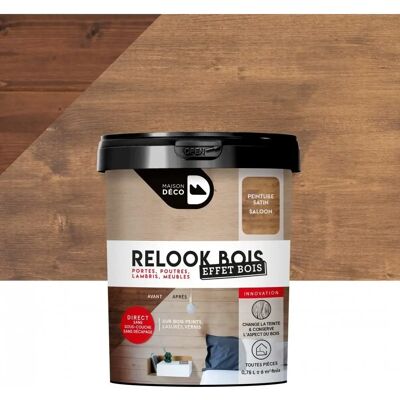Teinture intérieure Maison Deco fini satiné 0,75L - Peinture - Publicité Teinture intérieure Maison Deco fini satiné 0,75L - Peinture - Publicité