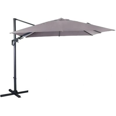 Parasol Offset 360° Rotatif & Incliné - Taupe - Parasol - Publicité Parasol Offset 360° Rotatif & Incliné - Taupe - Parasol - Publicité
