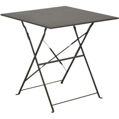 Table Pliante en Acier Proloisirs 70x70cm Gris - Table - Publicité Table Pliante en Acier Proloisirs 70x70cm Gris - Table - Publicité