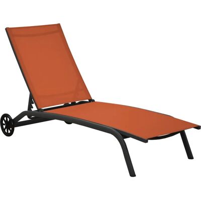 Alize - Celio Chaises longues en aluminium empilables et réglables - Publicité Alize - Celio Chaises longues en aluminium empilables et réglables - Publicité