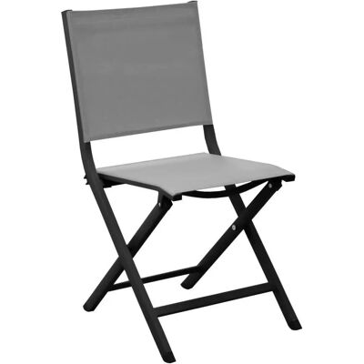 Proloisirs Thema Graphite/Perla Chaise de Jardin Pliable en Aluminium - Publicité Proloisirs Thema Graphite/Perla Chaise de Jardin Pliable en Aluminium - Publicité