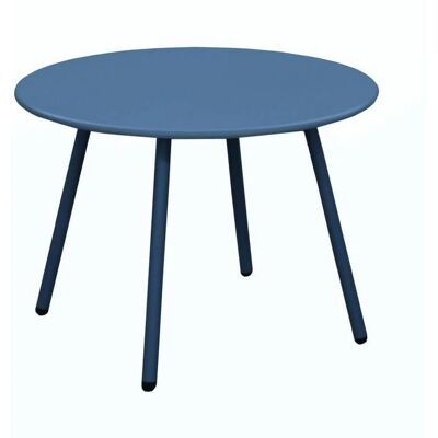Proloisirs Table de jardin ronde en acier bleu ø50cm - Table de jardin - Publicité Proloisirs Table de jardin ronde en acier bleu ø50cm - Table de jardin - Publicité