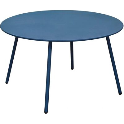 Table de jardin en acier bleu Rio 70 cm - Mobilier de jardin - Publicité Table de jardin en acier bleu Rio 70 cm - Mobilier de jardin - Publicité