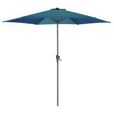 Parasol rond en aluminium Proloisirs 3m inclinable - Publicité Parasol rond en aluminium Proloisirs 3m inclinable - Publicité