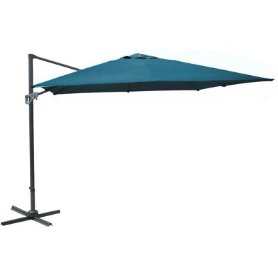 Parasol en Aluminium 4m x 3m Bleu - Proloisirs - Publicité Parasol en Aluminium 4m x 3m Bleu - Proloisirs - Publicité
