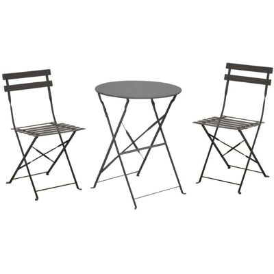 Ensemble Mobilier de Jardin Proloisirs - Pliant, Acier, 2 Places - Publicité Ensemble Mobilier de Jardin Proloisirs - Pliant, Acier, 2 Places - Publicité