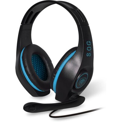 Auriculares con cable Spirit of Gamer PRO-SH5 Negro Azul - Auriculares Auriculares con cable Spirit of Gamer PRO-SH5 Negro Azul - Auriculares