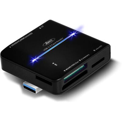 Lecteur de cartes Advance CR-008U3 - USB 3.0 Compact - Noir - Publicité Lecteur de cartes Advance CR-008U3 - USB 3.0 Compact - Noir - Publicité