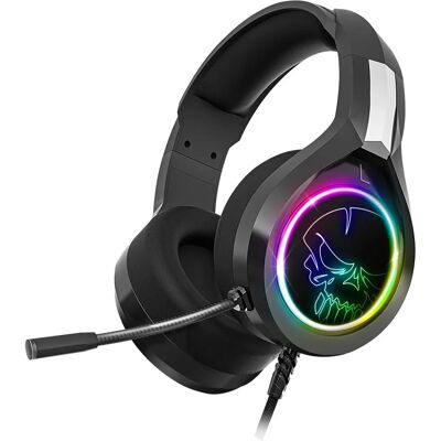 Spirit of Gamer PRO-H8 Headset - RGB Multicolor Gaming Headset - Black Spirit of Gamer PRO-H8 Headset - RGB Multicolor Gaming Headset - Black