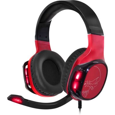 Spirit of Gamer ELITE-H60 Gaming-Kopfhörer - Kabelgebunden, Schwarz/Rot Spirit of Gamer ELITE-H60 Gaming-Kopfhörer - Kabelgebunden, Schwarz/Rot
