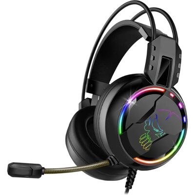 Casque Spirit of Gamer PRO H7 - Gaming filaire USB - Noir Casque Spirit of Gamer PRO H7 - Gaming filaire USB - Noir