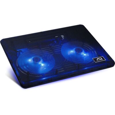 Tava de răcire pentru laptop Advance AirStream 15" - 2 ventilatoare - Negru Tava de răcire pentru laptop Advance AirStream 15" - 2 ventilatoare - Negru