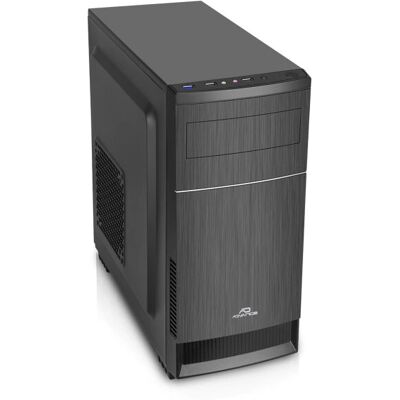 Advance Micro ATX PC-Gehäuse - Schwarz - 350W Netzteil - Mid Tower Advance Micro ATX PC-Gehäuse - Schwarz - 350W Netzteil - Mid Tower