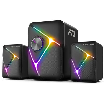 Spirit of Gamer SP-5200 Tragbarer 2.1 Lautsprecher - Schwarz Spirit of Gamer SP-5200 Tragbarer 2.1 Lautsprecher - Schwarz