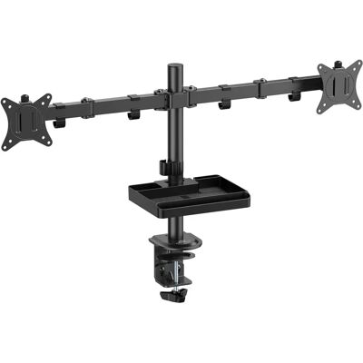 Advance Doppelmonitorhalterung - Höhenverstellbar, VESA 75x75/100x100mm Advance Doppelmonitorhalterung - Höhenverstellbar, VESA 75x75/100x100mm