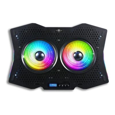 Support refroidisseur Spirit of Gamer AirBlade 1000 RGB - 17" - Publicité Support refroidisseur Spirit of Gamer AirBlade 1000 RGB - 17" - Publicité