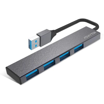 Advance XPAND SMART USB Hub - Grau - USB 3.2 Gen 1, 4 Ports Advance XPAND SMART USB Hub - Grau - USB 3.2 Gen 1, 4 Ports