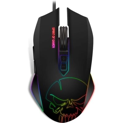 Mouse Gaming Spirit of Gamer ELITE-M40 - 4000 DPI, RGB, 7 Botões Mouse Gaming Spirit of Gamer ELITE-M40 - 4000 DPI, RGB, 7 Botões