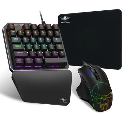 Set tastiera e mouse gaming Spirit of Gamer Xpert G700 - Nero Set tastiera e mouse gaming Spirit of Gamer Xpert G700 - Nero
