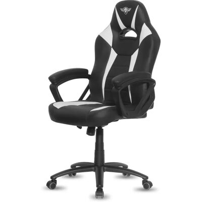 Silla de Juego Spirit of Gamer Fighter - Ajustable, Negro y Blanco Silla de Juego Spirit of Gamer Fighter - Ajustable, Negro y Blanco