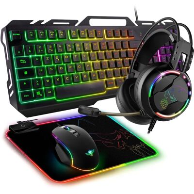 Spirit Of Gamer Modèle - Set Gaming 4 en 1 - Publicité Spirit Of Gamer Modèle - Set Gaming 4 en 1 - Publicité