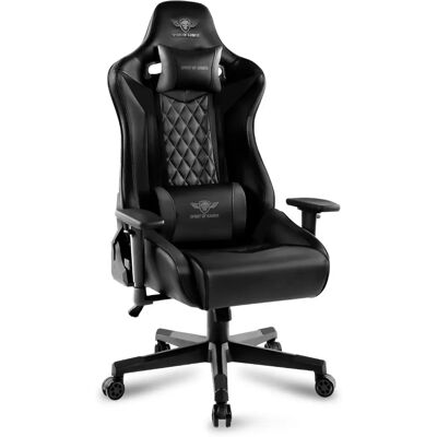 Cadeira Gaming Spirit of Gamer Crusader Preto-Vermelho - Cadeira de Jogos Cadeira Gaming Spirit of Gamer Crusader Preto-Vermelho - Cadeira de Jogos