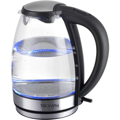 Bouilloire Électrique Triomph ETF1580 - Verre, 1,7L, 2.2kW Bouilloire Électrique Triomph ETF1580 - Verre, 1,7L, 2.2kW