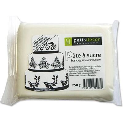 Patisdécor - 42530 - Blanc - Marshmallow - Pâte à sucre - Publicité Patisdécor - 42530 - Blanc - Marshmallow - Pâte à sucre - Publicité