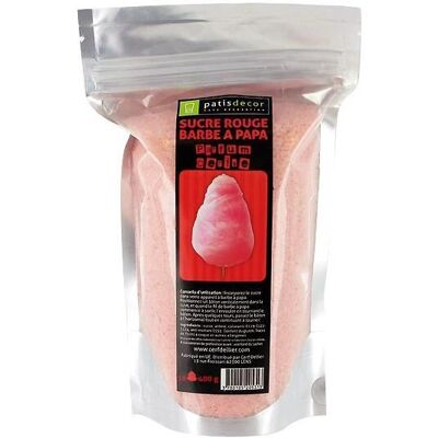 Patisdécor - 7006 - Cerise - 400 g - Sucre barbe à papa - Publicité Patisdécor - 7006 - Cerise - 400 g - Sucre barbe à papa - Publicité