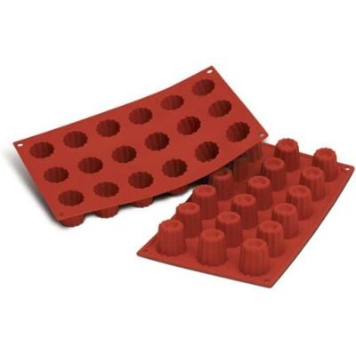 Moule silicone SF033 Mini Cannelés - Pâtisserie et Cuisine Moule silicone SF033 Mini Cannelés - Pâtisserie et Cuisine