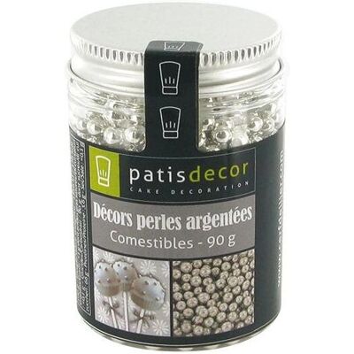 Patisdécor - 81 Edible Silver Pearls - Edible decoration - Publicité Patisdécor - 81 Edible Silver Pearls - Edible decoration - Publicité