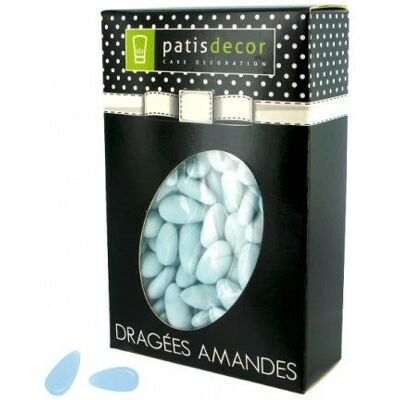 Patisdécor - 225573P - Amandes - Bleu - Décoration comestible - Publicité Patisdécor - 225573P - Amandes - Bleu - Décoration comestible - Publicité