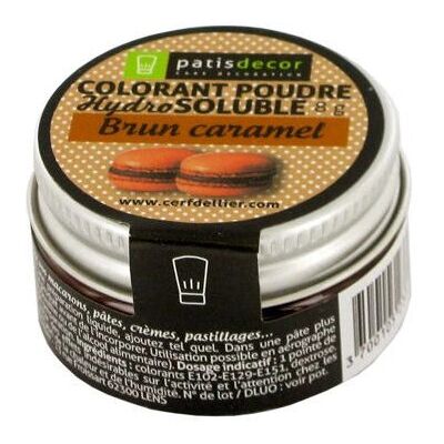 Patisdécor - P1104 - Brown - Powder 8 g - Colorant alimentaire - Publicité Patisdécor - P1104 - Brown - Powder 8 g - Colorant alimentaire - Publicité