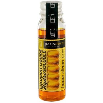 Patisdécor - P1150 - Jaune - Liquide - Colorant alimentaire - Publicité Patisdécor - P1150 - Jaune - Liquide - Colorant alimentaire - Publicité