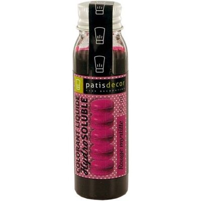 Patisdécor - P1163 - Rouge - Liquide - Colorant alimentaire - Publicité Patisdécor - P1163 - Rouge - Liquide - Colorant alimentaire - Publicité