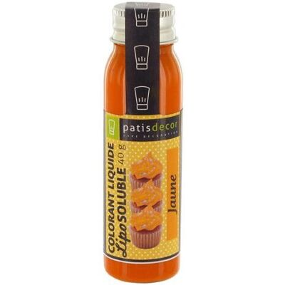 Patisdécor - P1270 - Jaune - 30 ml - Food coloring - Publicité Patisdécor - P1270 - Jaune - 30 ml - Food coloring - Publicité