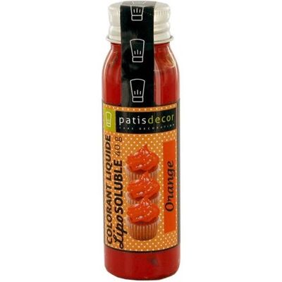 Patisdécor - P1275 - Orange - Liquide - Colorant alimentaire - Publicité Patisdécor - P1275 - Orange - Liquide - Colorant alimentaire - Publicité