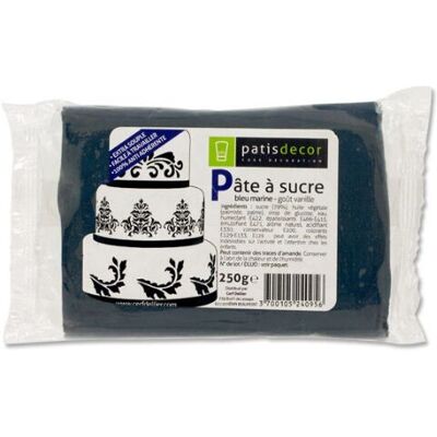 Patisdécor - 42520 - Bleu marine - Pâte à sucre - Publicité Patisdécor - 42520 - Bleu marine - Pâte à sucre - Publicité